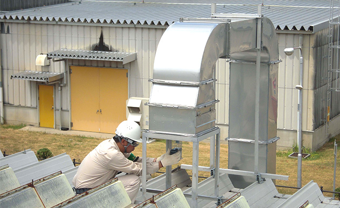 オゾンラボ010/樹脂焼却工程における消煙と脱臭