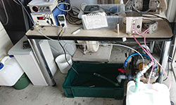 オゾンラボ168/高い水温でのオゾン水濃度の減衰