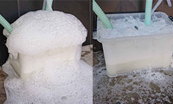 オゾンラボ174/ケミカル排水の脱臭実験