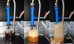 オゾンラボ180/オゾン分解によるコーヒーの脱色