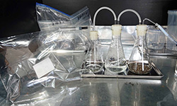 オゾンラボ194/汚泥臭気の脱臭実験