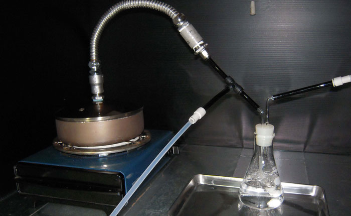 オゾンラボ025/クレヨン製造工程で発生する排気脱臭