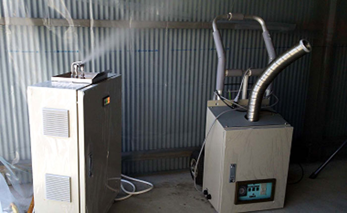 オゾンラボ026/オゾン水のドライフォグによる脱臭実験