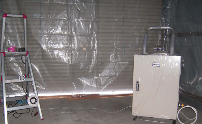 オゾンラボ030/ドライフォグにおけるオゾン水混合率