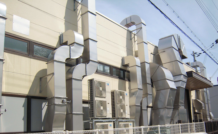 オゾンラボ047/製菓工場におけるクッキー製造排気の脱臭