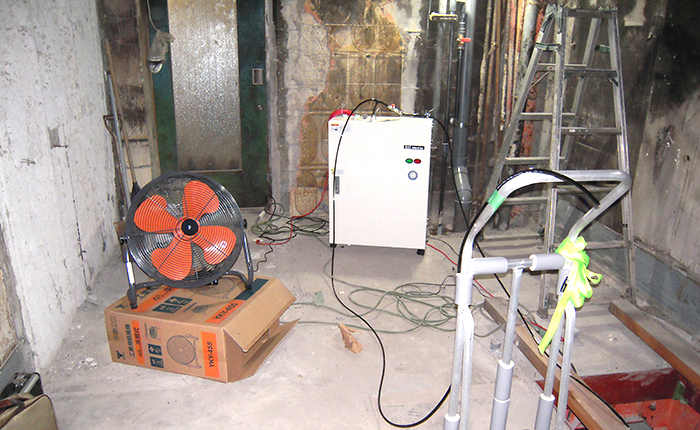 オゾンラボ005/火災現場のオゾン脱臭