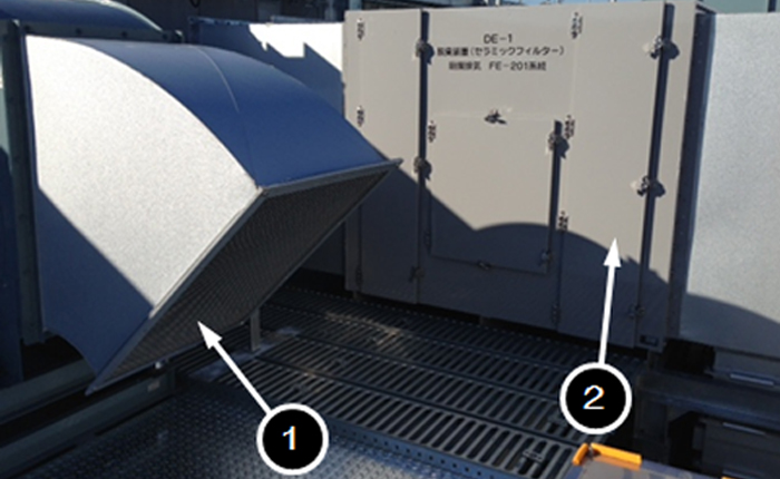 オゾンラボ052/厨房排気の臭気測定
