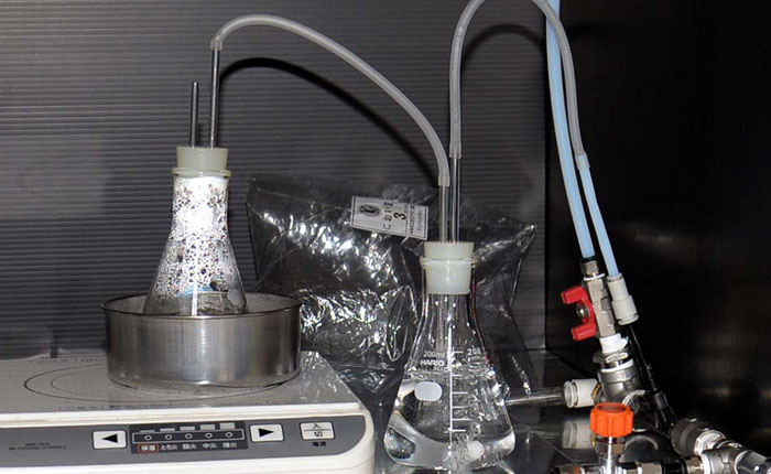 オゾンラボ054/切削工場の排水脱臭