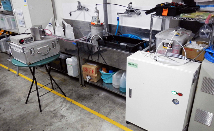 オゾンラボ055/ペットボトル洗浄殺菌におけるオゾン水濃度管理