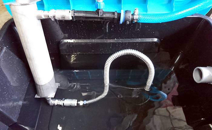 オゾンラボ060/高濃度オゾン水の供給とオゾン臭のない作業環境を両立