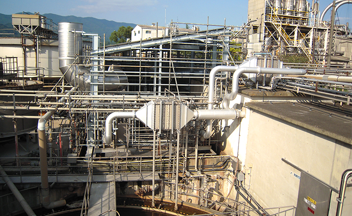 オゾンラボ008/排水処理槽からの臭気対策