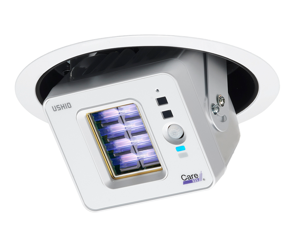 ウイルス抑制・除菌用紫外線照射装置Care222 iシリーズユニバーサルダウンライトタイプ